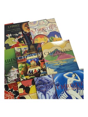 Lot 549 - CHRISTIE'S BRITISH AUCTION HOUSE - SOUTH KENSINGTON - CLARICE CLIFF CATALOGUES