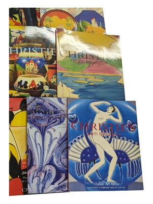 Lot 549 - CHRISTIE'S BRITISH AUCTION HOUSE - SOUTH KENSINGTON - CLARICE CLIFF CATALOGUES