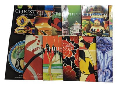 Lot 549 - CHRISTIE'S BRITISH AUCTION HOUSE - SOUTH KENSINGTON - CLARICE CLIFF CATALOGUES