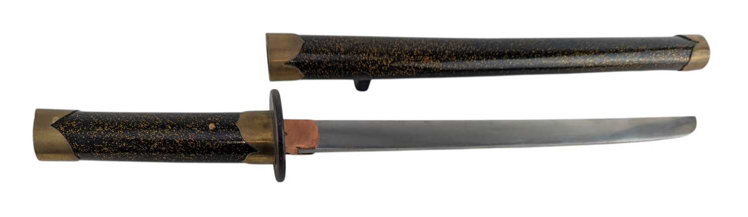 Lot 34 - JAPANESE KABUTOWARI / HACHIWARA HELMET BREAKER IN SHEATH