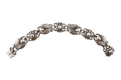 Lot 29 - GEORG JENSEN SILVER BRACELET - DESIGN NUMBER THREE