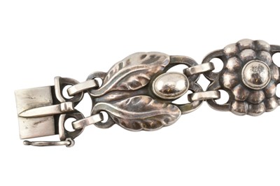 Lot 29 - GEORG JENSEN SILVER BRACELET - DESIGN NUMBER THREE