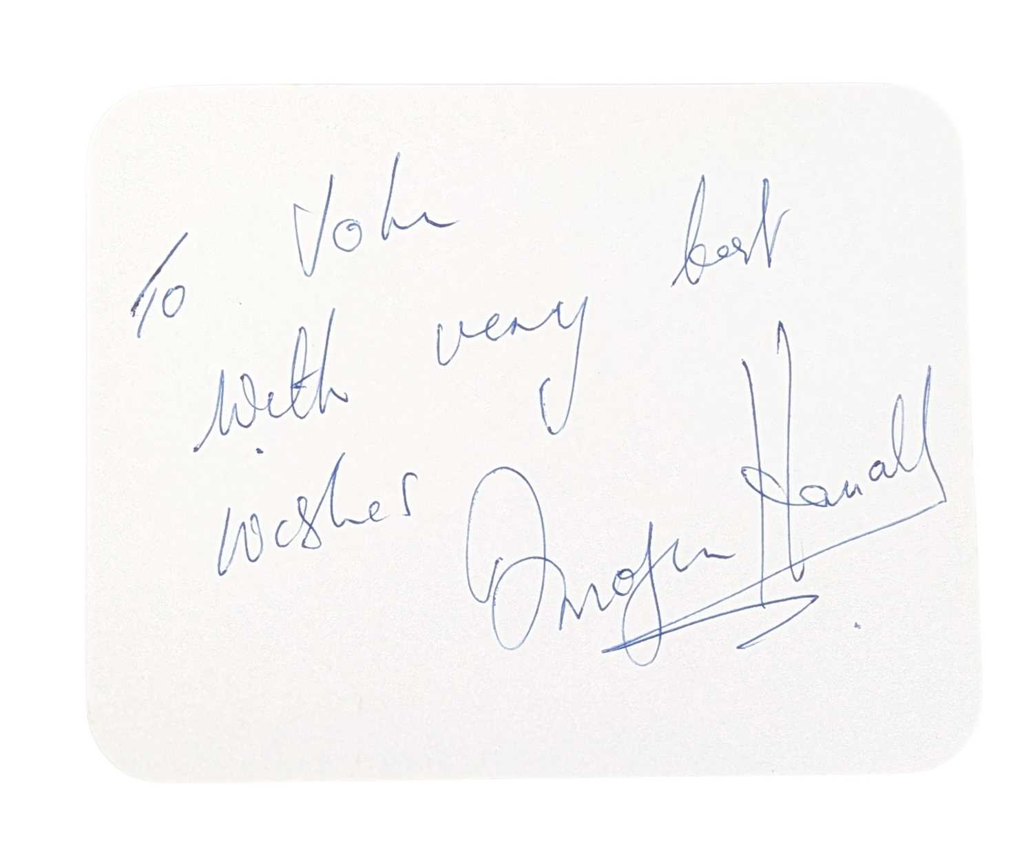 Lot 94 - CARRY ON FILMS - IMOGEN HASSALL (D.198) - AUTOGRAPH