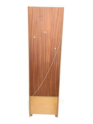 Lot 605 - WILLIAM LAWRENCE FURNITURE - MID CENTURY 1970S UPRIGHT TEAK DISPLAY CABINETS