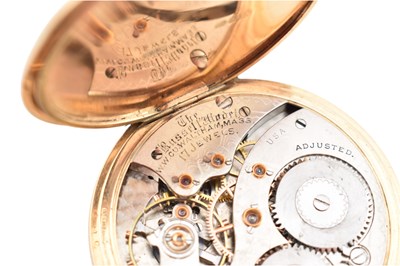 Lot 360 - 15CT GOLD OPEN FACED GENTLEMANS POCKET WATCH