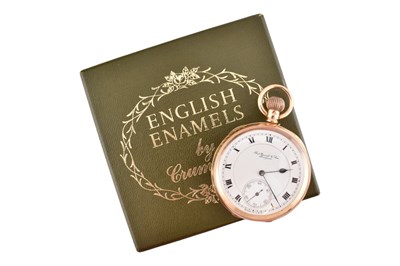 Lot 360 - 15CT GOLD OPEN FACED GENTLEMANS POCKET WATCH