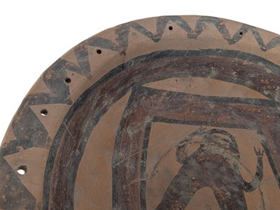Lot 28 - CHINESE PAINTED NEOLITHIC POTTERY MAJIAYAO STEM FOOD VESSEL 马家窑 彩绘 高脚豆