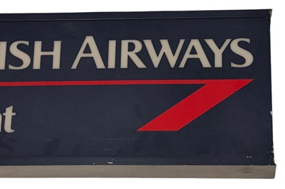 Lot 140 - BRITISH AIRWAYS - TWO TRAVEL AGENT LIGHT BOXES