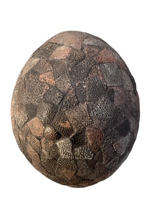 Lot 132 - FOSSIL CURIOSITY/PALAEONTOLOGY INTEREST - COMPOSED DINOSAUR EGG
