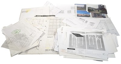 Lot 6 - POLDARK (BBC DRAMA SERIES) - ART DEPARTMENT PLANS & SET DESIGNS