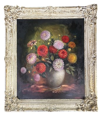 Lot 456 - ATTR. CHARLES HARDAKER (1934-2025) - LATE 20TH CENTURY OIL ON CANVAS STILL LIFE
