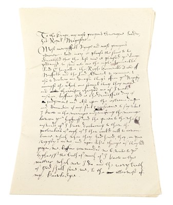 Lot 31 - WOLF HALL (2024) - SCREEN USED 'MERCY MERCY MERCY' LETTER