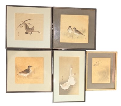 Lot 207 - FIVE JAPANESE PRINTS BY OKUHARA SEIKO / KOSON OHARA & MARUYAMA OKYO 日本版画