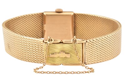 Lot 5 - 18CT GOLD LONGINES WRISTWATCH