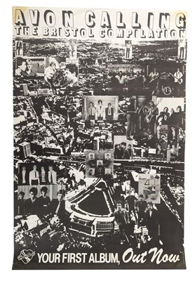 Lot 58 - PUNK / ROCK - AVON CALLING - RARE ORIGINAL PROMO POSTER