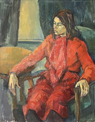 Lot 41 - 20TH CENTURY OIL ON CANVAS PORTRAIT PAINTING