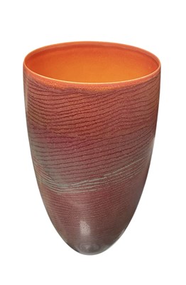 Lot 100 - PIPPIN DRYSDALE (AUSTRALIAN, 1943) - CERAMIC OVOID VASE