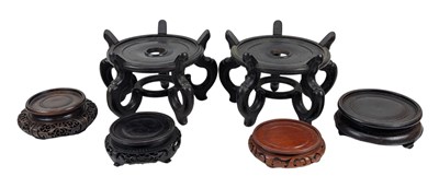 Lot 145 - MIXED SELECTION OF CHINESE HARDWOOD STANDS DATING FROM EARLY 20TH CENTURY