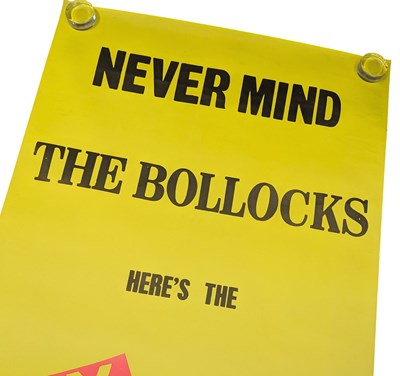 Lot 150 - PUNK - THE SEX PISTOLS - ORIGINAL 1977 BILLBOARD POSTER