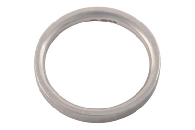 Lot 71 - DIANA PORTER HALLMARKED 950 PLATINUM BAND RING