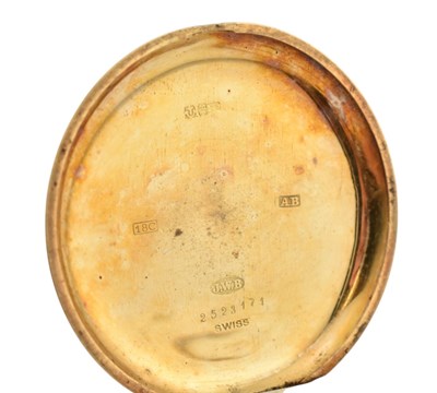 Lot 18 - BENSON OF LONDON- HALLMARKED 18CT GOLD HUNTER POCKET WATCH