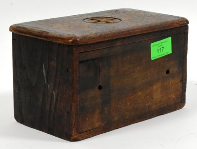 Lot 117 - FORMER BRISTOL ZOO GARDENS - VICTORIAN DONATIONS BOX