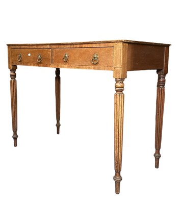 Lot 379 - 19TH CENTURY VICTORIAN GILLOWS MANNER WRITING TABLE DESK