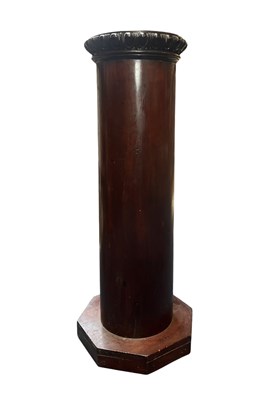 Lot 397 - VICTORIAN 19TH CENTURY MAHOGANY PEDESTAL BUST STAND