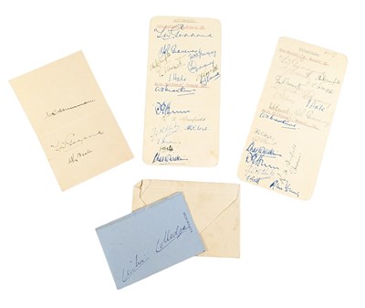 Lot 42 - 1940S CRICKET - COLLECTION OF AUTOGRAPHS