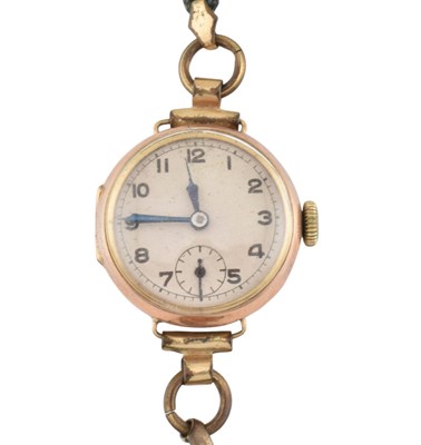 Lot 400 - 1920S 9CT GOLD SAPHO WATCH COMPANY WRISTWATCH