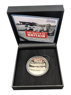 Lot 136 - 2025 KING CHARLES III BATTLE OF BRITAIN SILVER PROOF FIVE POUNDS