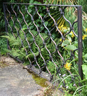 Lot 170 - FORMER BRISTOL ZOO GARDENS - ORIGINAL GORILLA HOUSE RAILINGS BRIDGE SECTIONS