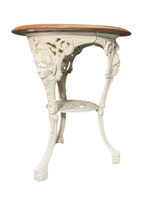 Lot 569 - 19TH CENTURY VICTORIAN BRITTANNIA CAST IRON PUB TAVERN TABLE