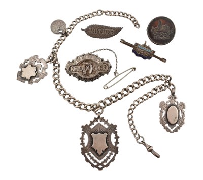 Lot 558 - COLLECTION OF SILVER & WHITE METAL JEWELLERY