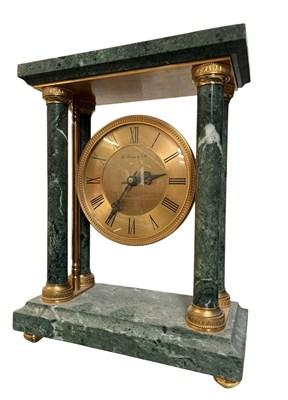 Lot 442 - 19TH CENTURY FRENCH LEROY & CIE MARBLE PORTICO CLOCK