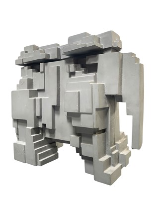 Lot 224 - EDUARDO PAOLOZZI FOR NAIRN FLOORS ELEPHANT SCULPTURE