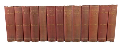 Lot 185 - THACKERAY, WILLIAM MAKEPEACE - 1900 THE WORKS OF WILLIAM MAKEPEACE THACKERAY, BIOGRAPHICAL EDITION