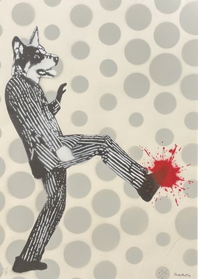 Lot 6 - FUNKY RED DOG (CONTEMPORARY) - UNTITLED DOG, 2016