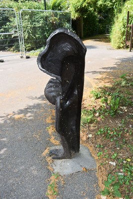 Lot 281 - FORMER BRISTOL ZOO GARDENS - HALF-GORILLA CLIMB-IN EXHIBIT SCULPTURE