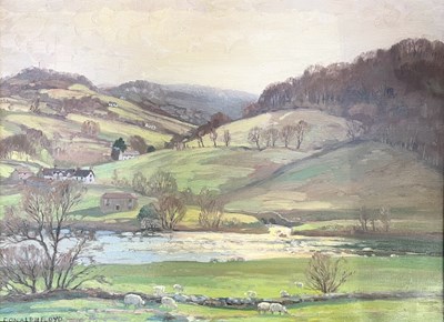 Lot 323 - DONALD HENRY FLOYD (1892-1965) - WHITEBROKE OR REDBROKE - OIL ON CANVAS PAINTING
