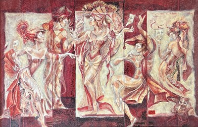 Lot 23 - JOY KIRTON-SMITH - THE GILDED LILY, 2005 - LIMITED EDITION PRINT ON CANVAS