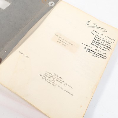 Lot 10 - THE KISS OF THE VAMPIRE (1963) - HAMMER HORROR - ORIGINAL SCRIPT