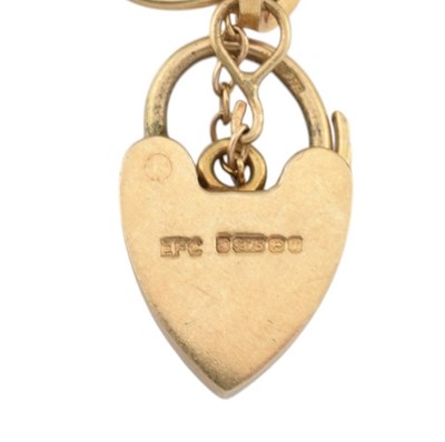Lot 3 - HALLMARKED 9CT GOLD CHARM BRACELET