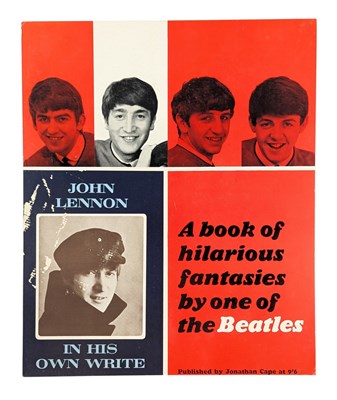 Lot 66 - BEATLES - SCARCE JOHN LENNON SHOP SHOWCARD DISPLAY