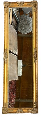 Lot 501 - MAYFAIR BELLE - MODERN DESIGNER 'ANTIQUE GOLD' HANGING MIRROR