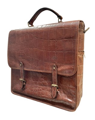 Lot 176 - MULBERRY FOR EMI - LIMITED EDITION LEATHER LP VINYL RECORD BAG