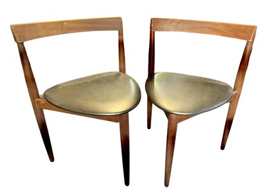 Lot 45 - HANS OLSEN FOR FREM ROJLE - ROUNDETTE - RETRO DANISH TEAK TABLE AND CHAIRS