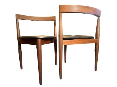 Lot 45 - HANS OLSEN FOR FREM ROJLE - ROUNDETTE - RETRO DANISH TEAK TABLE AND CHAIRS