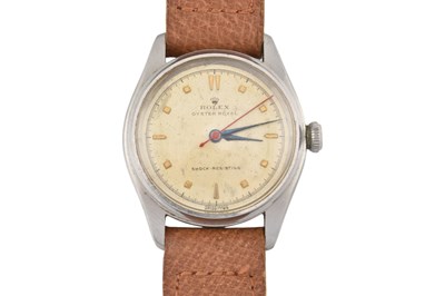 Lot 40 - 1940s ROLEX OYSTER ROYAL STAINLESS STEEL WRISTWATCH