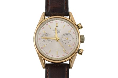 Lot 26 - VINTAGE CARRERA HEUER GOLD PLATED WRISTWATCH